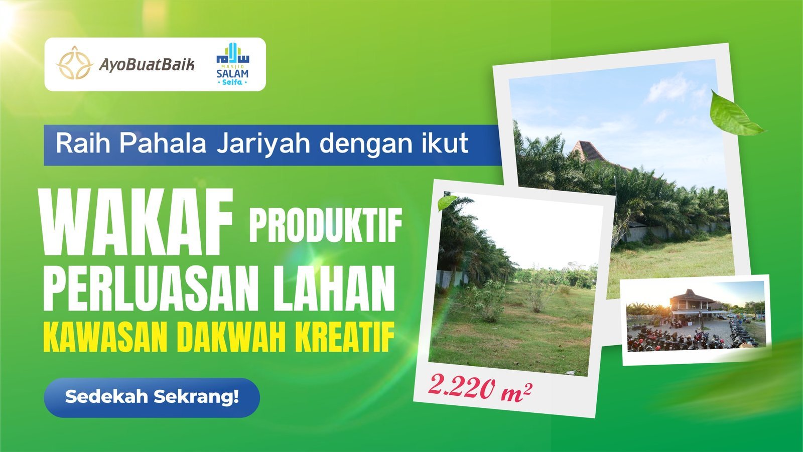 WAKAF PRODUKTIF KAWASAN DAKWAH KREATIF